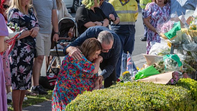 His wife Madison broke down in tears. Picture: NCA NewsWire/ Flavio Brancaleone,