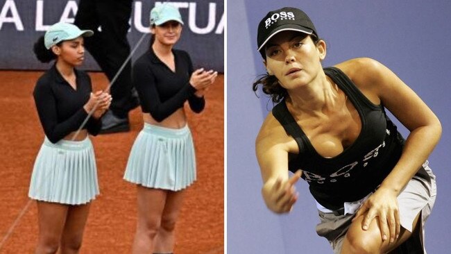 The Madrid Open has been under fire for employing models in place of ball kids.