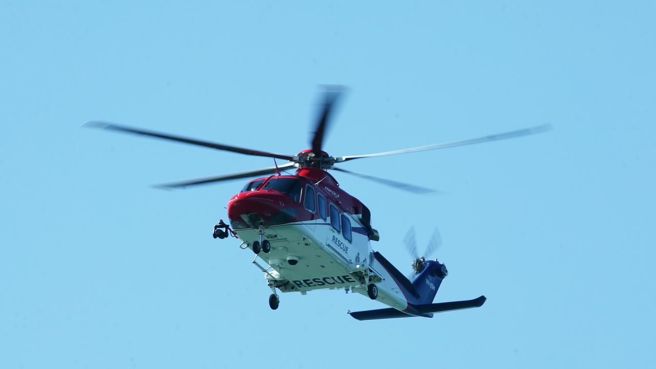 A rescue helicopter has taken one man to the Princess Alexandra Hospital, and another to the GCUH.