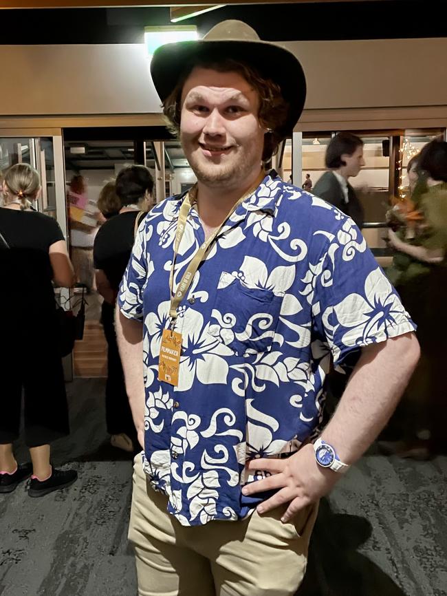 Patrick Moroney in his best cowboy hat for the opening night soiree of the Heart of Gold International Short Film Festival.