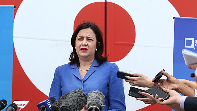 Premier Annastacia Palaszczuk at the Coast studios. Picture: Annette Dew.