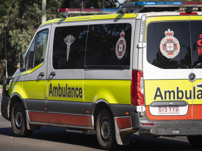 Generic ambulance, QAS, Queensland Ambulance Service, emergency services, Thursday, August 29, 2024. Picture: Kevin Farmer