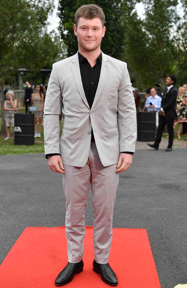 Isaac Thompson at Nambour State College School Formal. Picture: Patrick Woods.