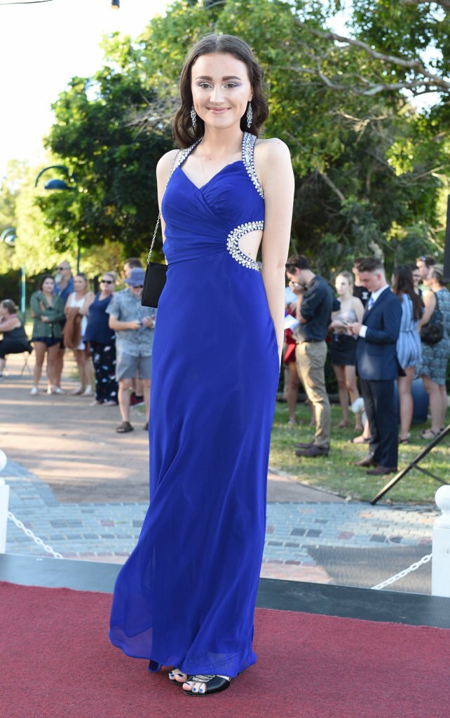 Hervey Bay High formal at the Waterfront - Shelby Matheson. Picture: Alistair Brightman