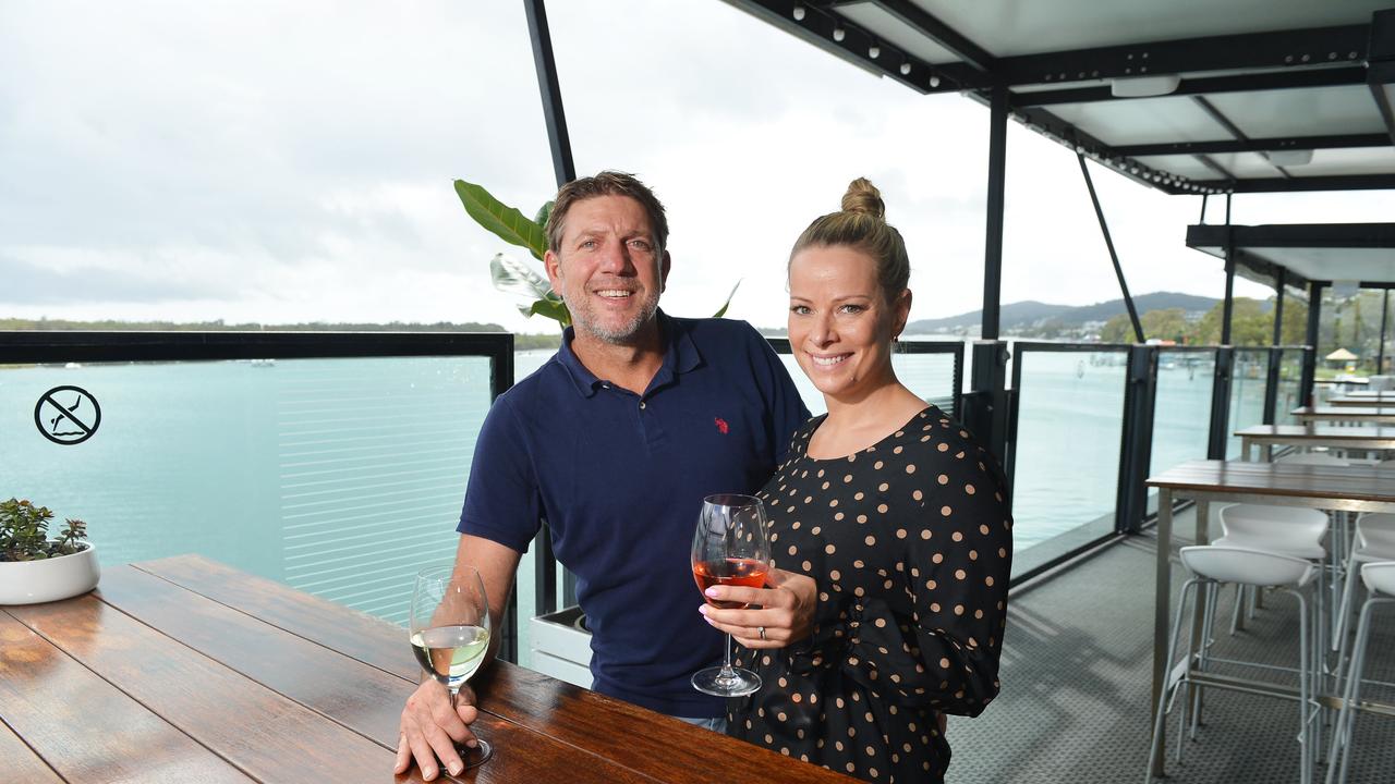 Noosa Boathouse owners Phil and Sarah Bradford.