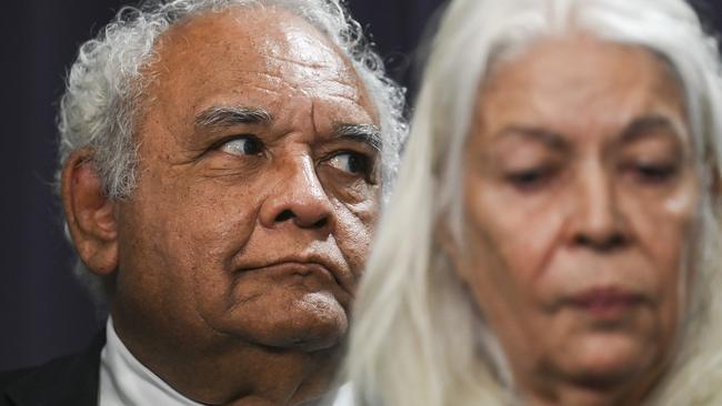 Tom Calma and Marcia Langton. Picture: NCA NewsWire / Martin Ollman