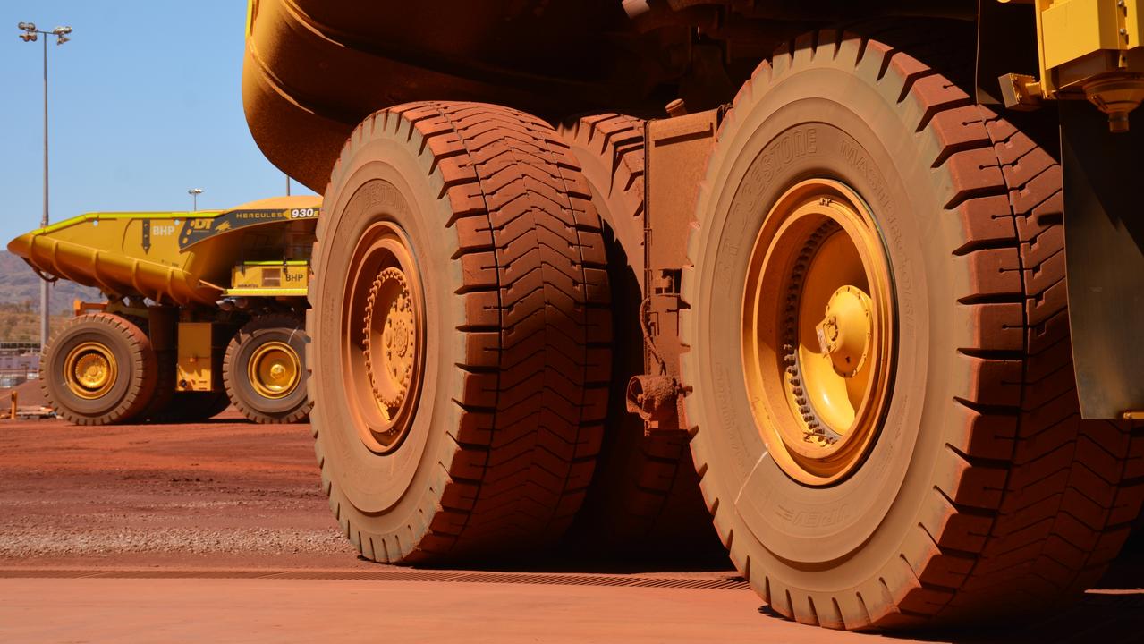 Iron ore prices are holding above $US100/t. Picture: Rebecca Le May