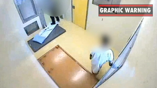 Disturbing CCTV footage from North Queensland jail