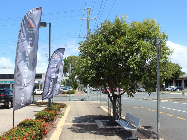 Vegetation providing shelter on Gordon Street as an example of urban greening in Mackay. Picture: ANDREW KACIMAIWAI