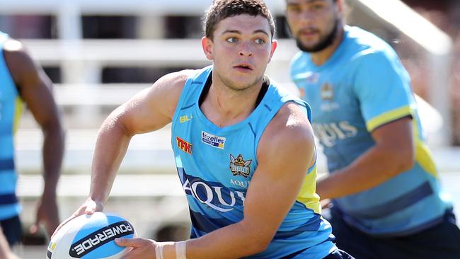 Titans training at Burleigh Bears. Photo of Ashley Taylor. Pic by Richard Gosling