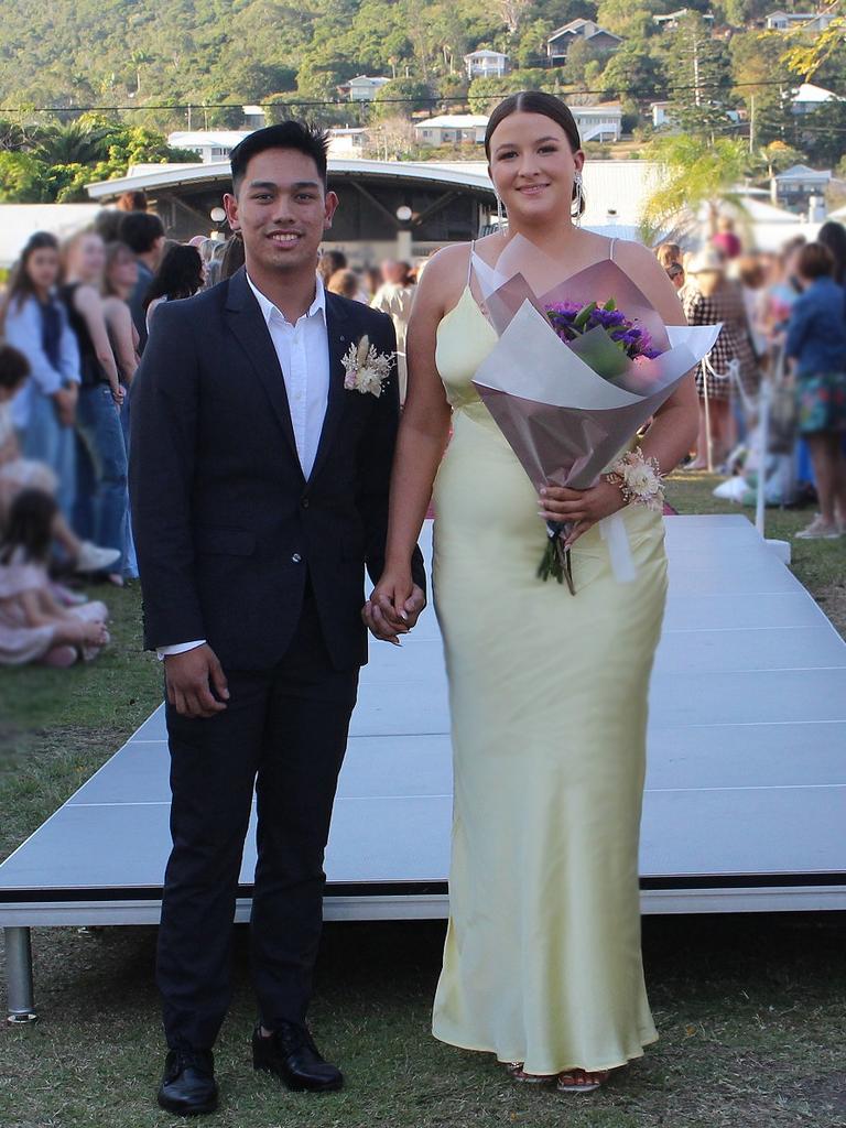 Lucia and Hans at the St Ursula's College Formal.