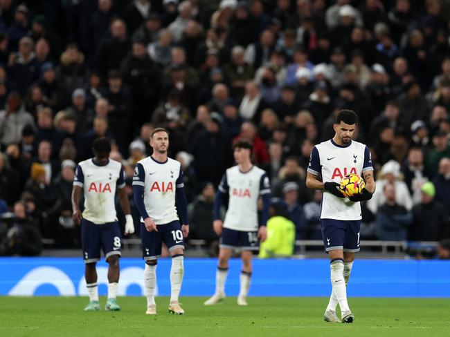 Spurs were humbled at home by Liverpool 6-3. Picture: Alex Pantling/Getty Images