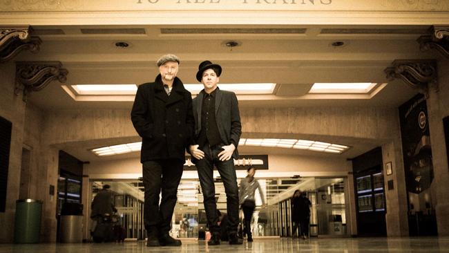 Billy Bragg, left, and <i>Shine a Light</i> collaborator Joe Henry