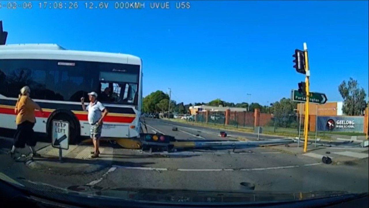 Good Samaritans rushed to the aid of those on-board the bus. Picture: Gerard Garbe