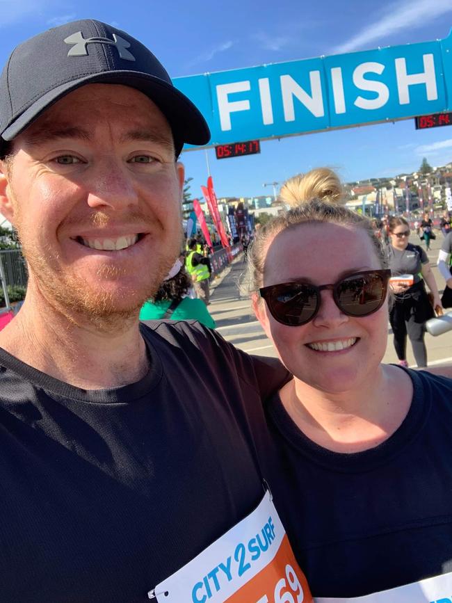 He ran the City 2 Surf. Picture: Supplied