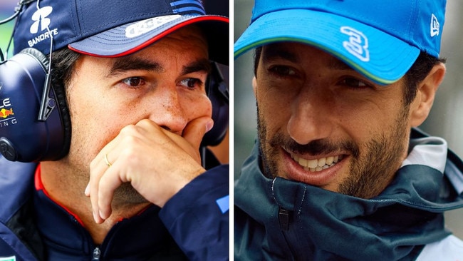 Sergio Perez and Daniel Ricciardo.