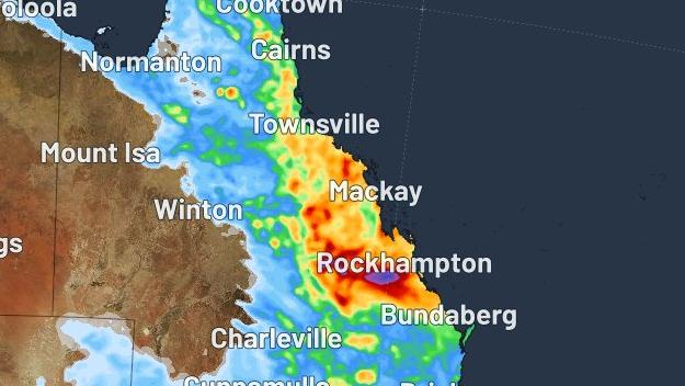 A warning has been issued for more than 5cm hail stones that are bigger than golf balls. Picture: Weatherzone