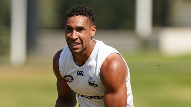 Big-bodied on-baller Aiden Bonar is set to slot into North Melbourne’s midfield.