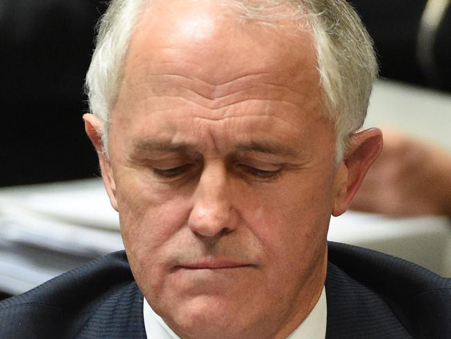 Australian Prime Minister Malcolm Turnbull during Question Time at Parliament House in Canberra on Wednesday, Dec. 2, 2015. (AAP Image/Mick Tsikas) NO ARCHIVING