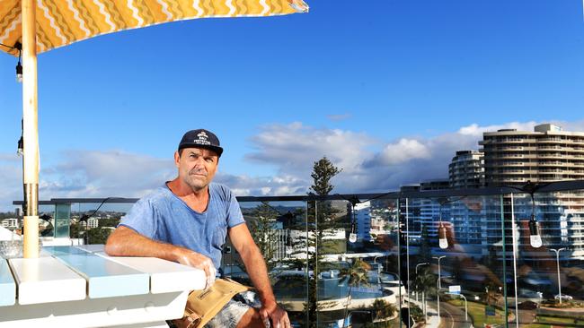 Komune owner/manager Tony Cannon was stuck in a 90 minute traffic jam trying to get to his work over the Queensland border. Picture: Scott Powick Newscorp