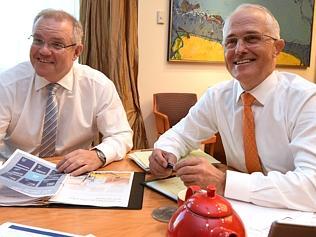 SCOTT MORRISON MALCOLM TURNBULL BUDGET MEETING