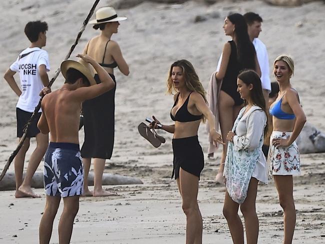Gisele Bündchen, Ivanka Trump and Karlie Kloss were photographed on a tropical getaway in Costa Rica. Picture: BACKGRID