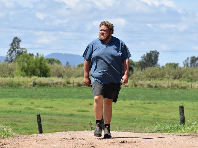 Clarence Valley Dairy farm hand Maverick Wallis is disappointed thieves have targeted the property a second time.