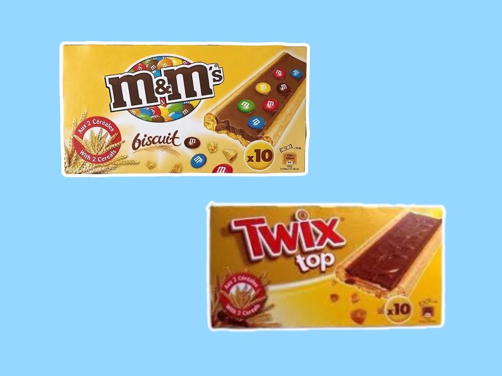 The M&amp;Ms Biscuit and Twix Top bars were cult favourites, but both were quietly pulled from shelves. The Twix Top, a thinner version of the classic bar, was a late ‘90s favourite before disappearing. Picture: Facebook