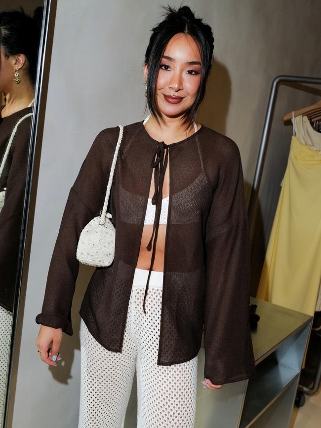 Kristy Wu attending the Venroy opening. Picture: Supplied