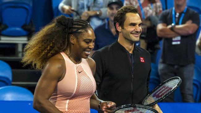 The very best.... Serena Williams and Roger Federer have wowed Australian crowds for two decades. Picture: AFP