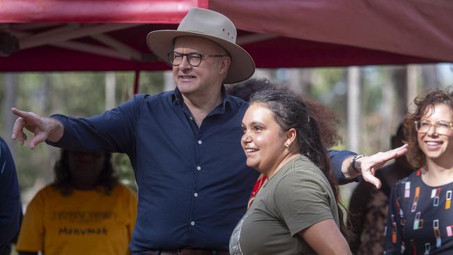 Just this week the PM told Indigenous Australians that after two centuries of dispossession and disadvantage the answer to their ills was renewable energy. Really? Picture: Peter Eve