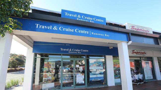 Travel and Cruise Centre Runaway Bay after the travel agency was closed down in June 2018. Picture Mike Batterham