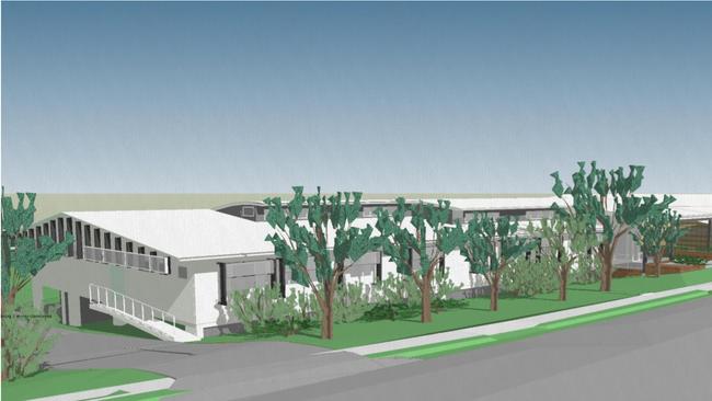 Artists impression of the new building.