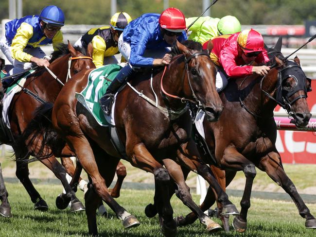 Alizee takes out the Futurity Stakes at Caulfield in February.