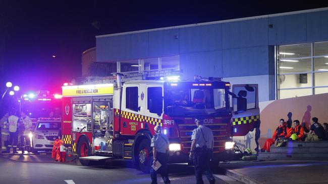 NSW Fire and Rescue at Hurstville Aquatic Centre.