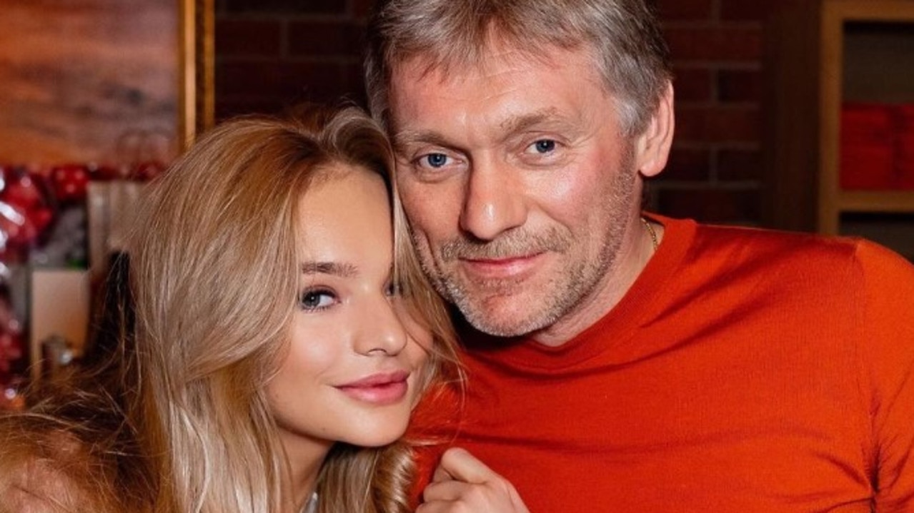 Elizaveta Peskova with her father, Kremlin spokesman Dmitry Peskov. Picture: Instagram