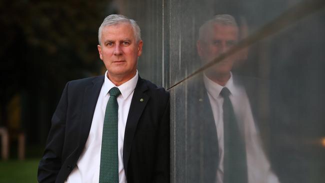 New Deputy Prime Minister and Nationals Leader Michael McCormack at Parliament House in Canberra. (Pic: Kym Smith)