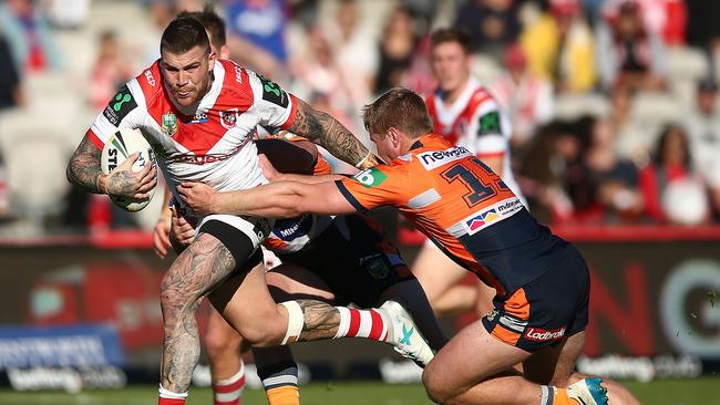 Josh Dugan was immense at the back.