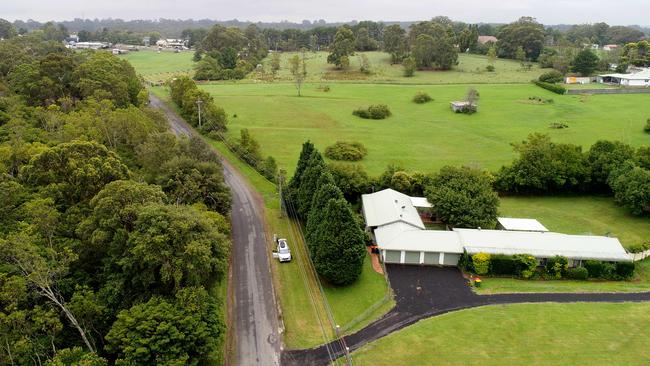 Police located the caravan in Dural after it was reported by a resident. Picture: NewsWire/ Damian Shaw