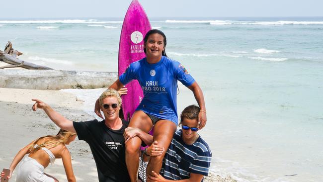 Young surfer Alysse Cooper is hoping to start the Australian season on a high note. Pic: WSL