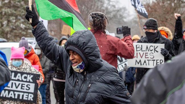 A Black Lives Matter protest in Ohio. Picture: AFP.