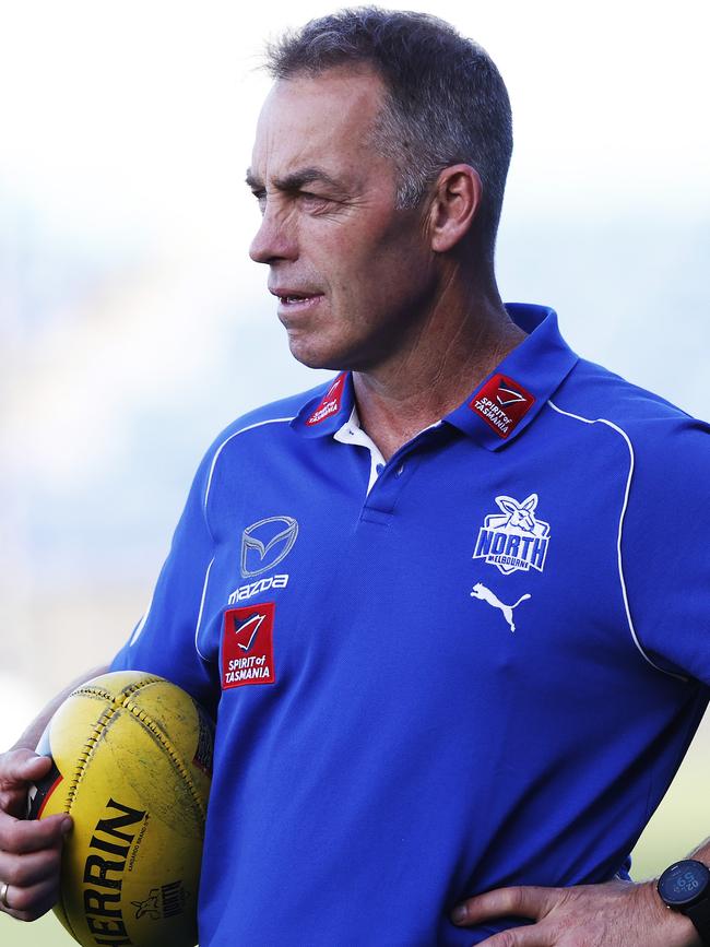 The former Port Adelaide star has been critical of Alastair Clarkson’s rebuild. Picture: Nikki Davis-Jones