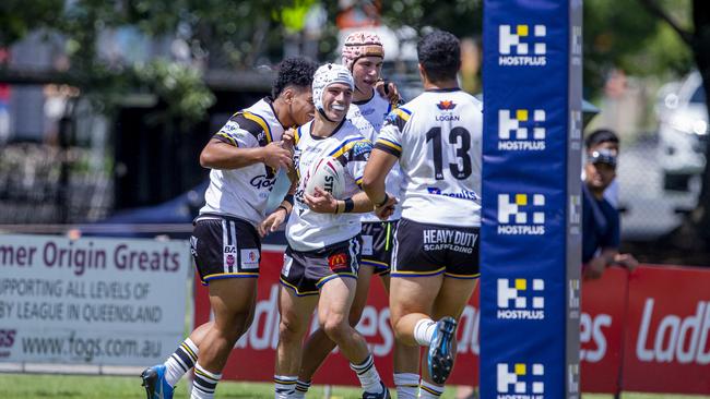 Magpies vs WM Seagulls at Davies Park - Jye Gray scores. Picture: Jerad Williams