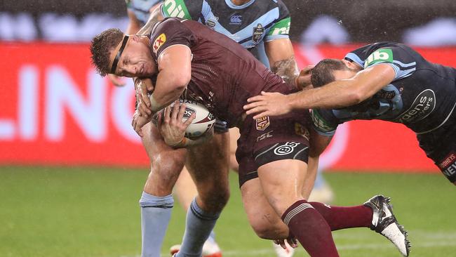 Jarrod Wallace did nothing to make us think he deserves another run at Origin level. Picture: Mark Kolbe/Getty Images