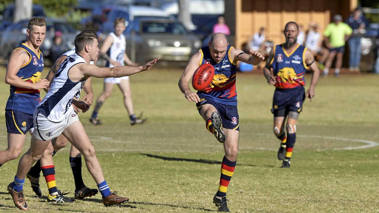 MILESTONE MAN: USQ Cougars player Ben Tiller will play his 200th game for the club today. Picture: Kevin Farmer