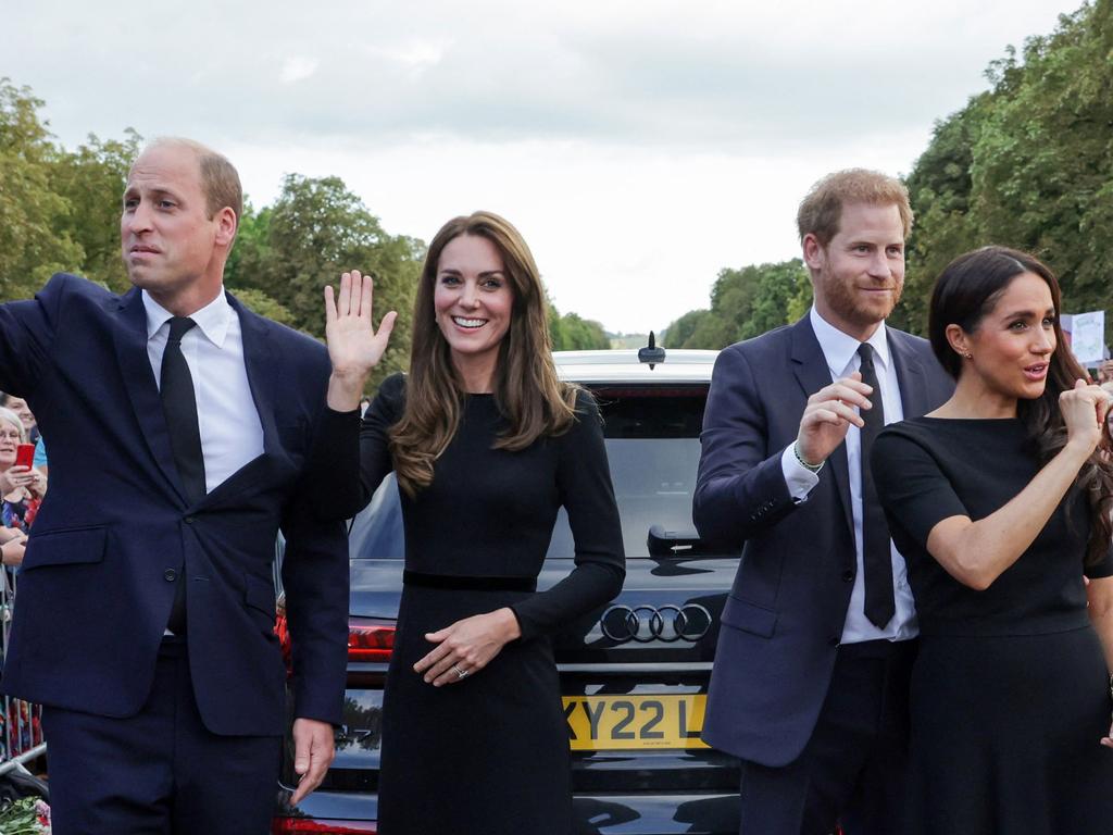 The Royal Family’s website has edited Will and Kate’s kids titles on its line of succession page, however, has not referred to Archie and Lilibet as ‘prince’ and ‘princess’. Picture: Chris Jackson / POOL / AFP