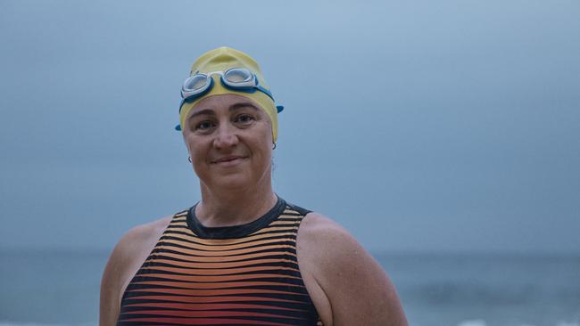 Long distance swimming came at the perfect time for Kim Miller: “This is the most impactful thing that I will ever do.” Picture: Kenny Smith