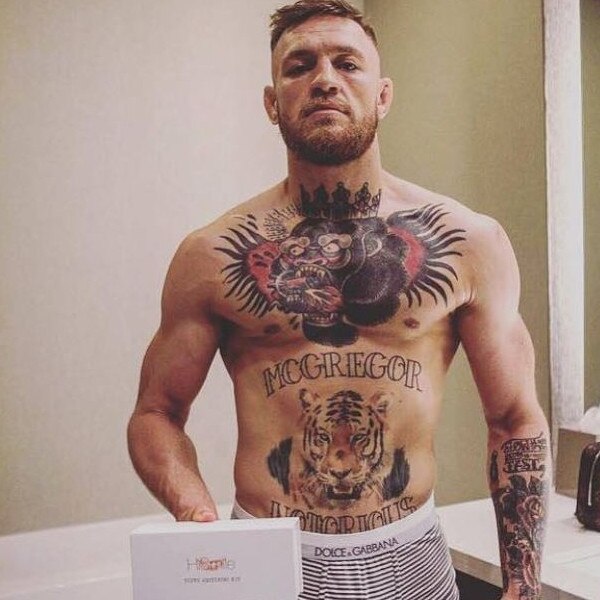 MMA champ Connor McGregor is among those spruiking HiSmile. Photo: Instagram