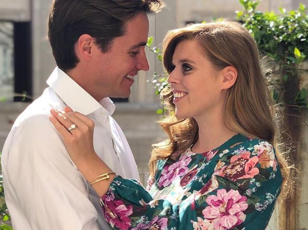 The Queen has reported approved a June wedding for Princess Beatrice and her property developer fiancé Edoardo Mapelli Mozzi. Picture: Supplied