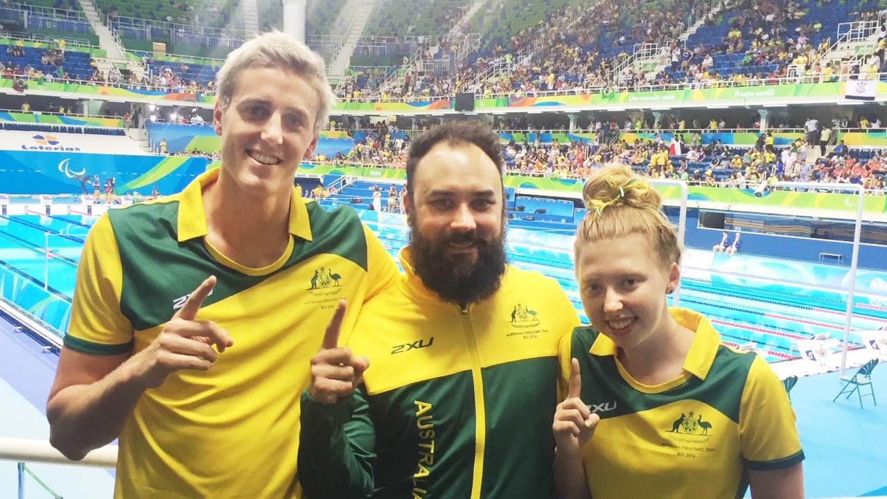 Hall and Paterson at the 2016 Olympics Picture: Supplied